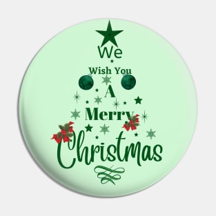 We Wish You A Merry Christmas Pin