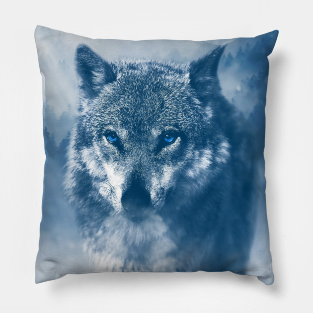 wolf pillow pet