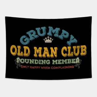 GRUMPY OLD MAN CLUB FOUNDING MEMBER Tapestry