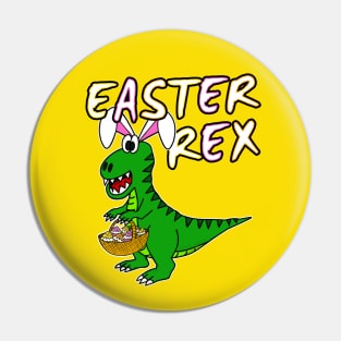 Easter Rex Dinosaur Bunny Eggs Pin