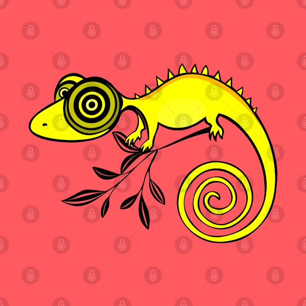 Chameleon Psychedelic Verdi by GR8DZINE