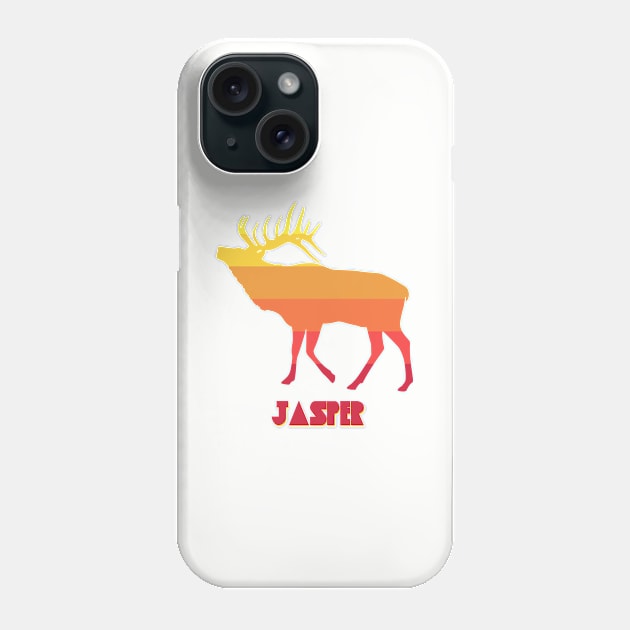 Jasper National Park Elk Phone Case by esskay1000