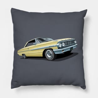 1964 Ford Galaxie 500 in phoenician yellow Pillow