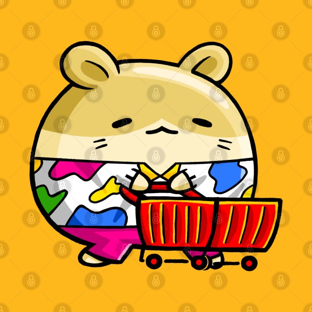 Cute Hamster Shopper by MEDZ