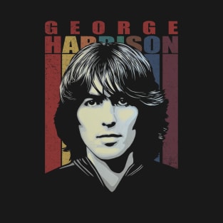 Give Me Love Melodies Harrison Vintage Rock Couture Fashion T-Shirt