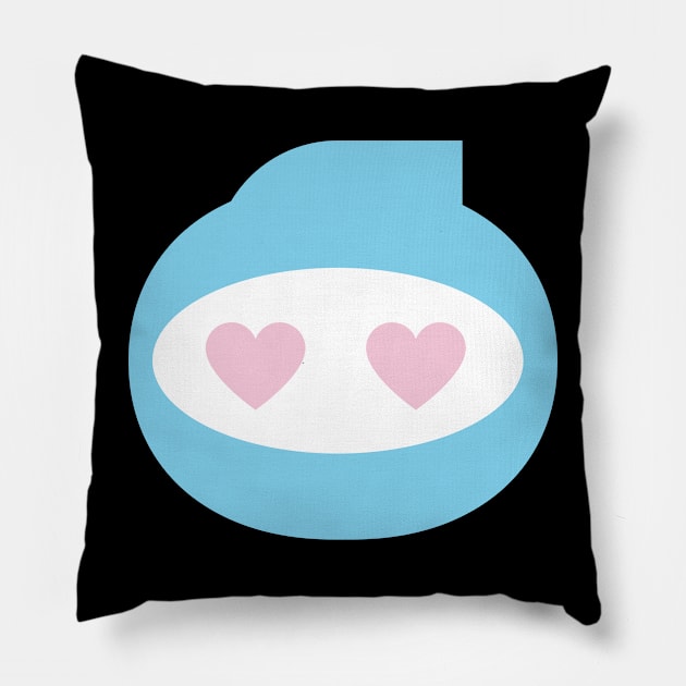 He-PinkBleu In Love Pillow by After Daylight Project