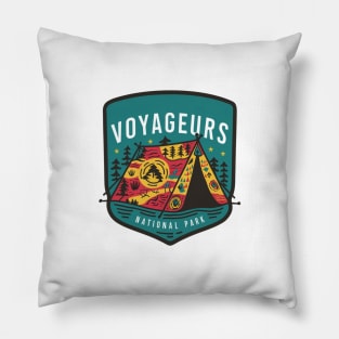 Voyageurs National Park Camping Bedge Pillow