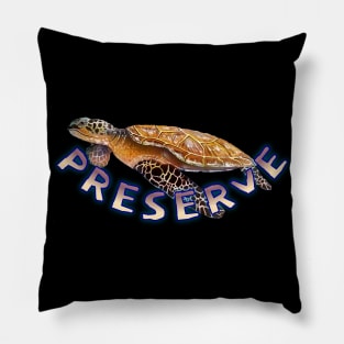 Sea turtle preservation Pillow