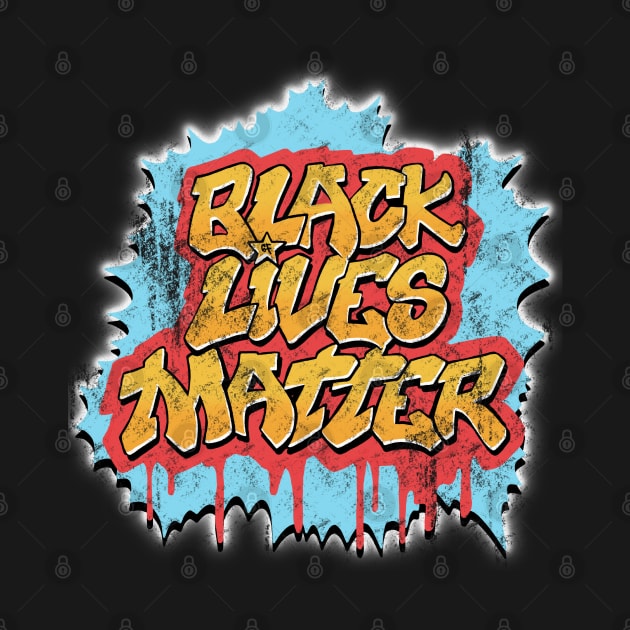 graffiti black lives matter by terror machine std