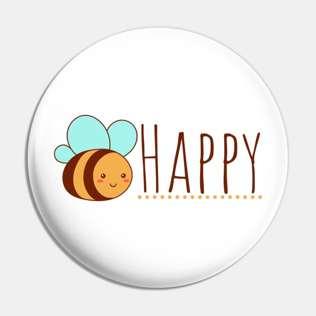 Bee happy Pin by shesarebell