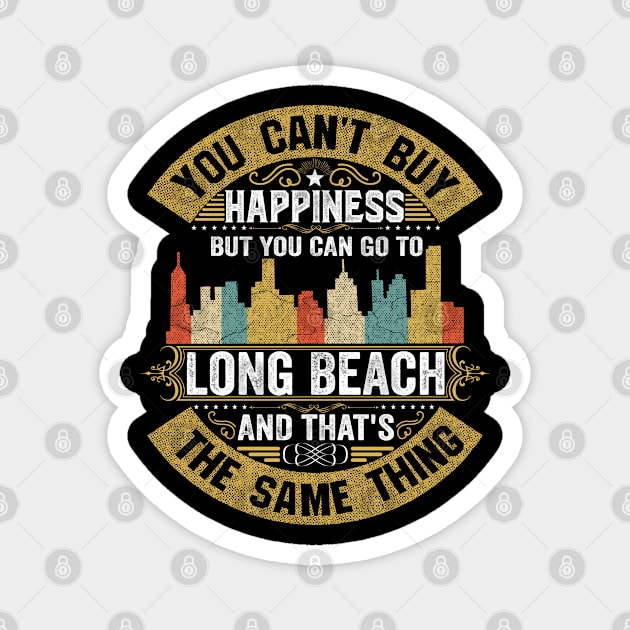Long Beach  City California State USA Flag Native American Magnet by BestSellerDesign