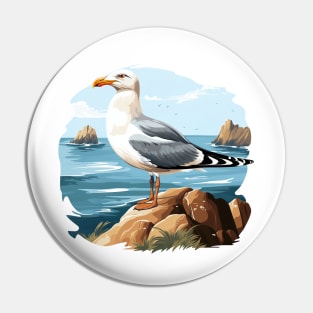 Cute Seagull Pin