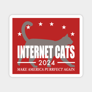 Cats of the Internet 2024 - Make America Purrfect Again Magnet