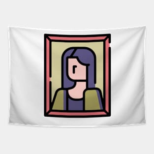 Mona Lisa Icon Tapestry