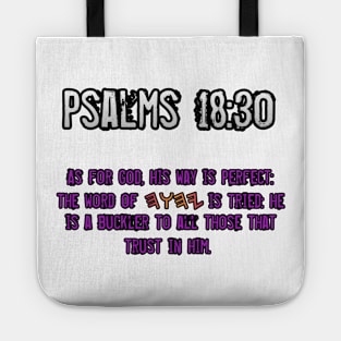 Psalms 18:30 Tote