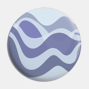 Blue wave Pin