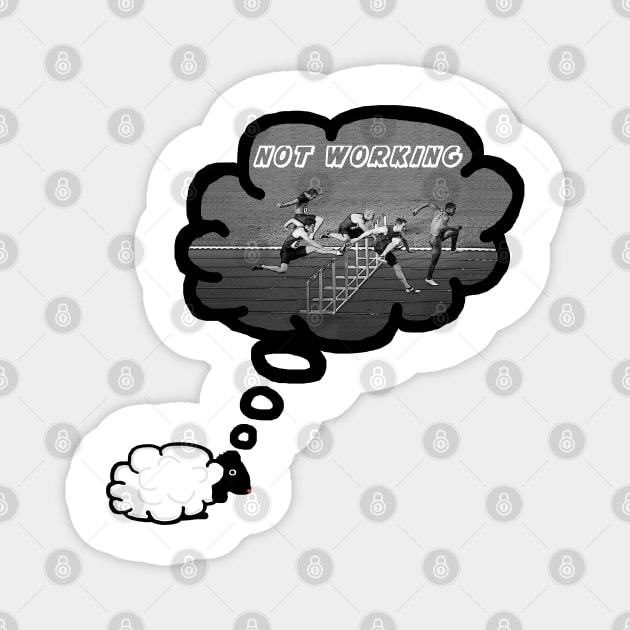 Sleepless Sheep Magnet by TenomonMalke