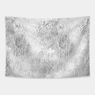 Light Gray Abstract Texture Tapestry