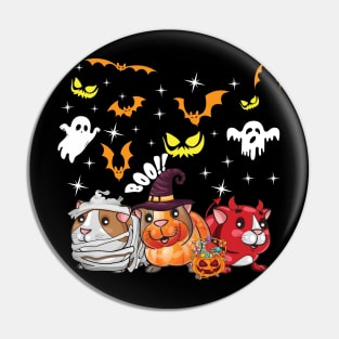 Funny Guinea Pig Halloween Costume Pin