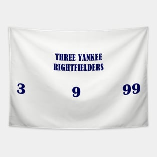 YANKEE HOME RUN KING RIGHTFIELDERS DESIGN Tapestry