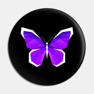 Low-poly Butterfly Pin