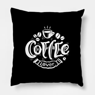 Coffee Lover (white version) Pillow