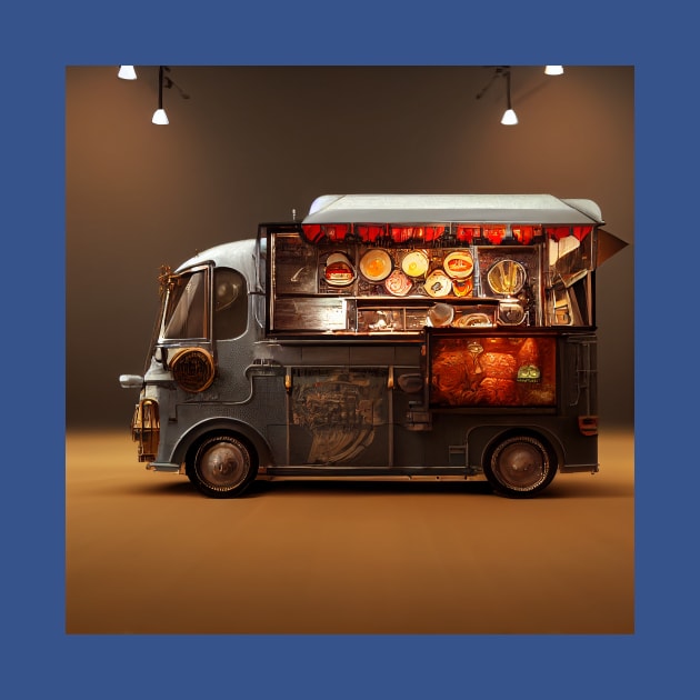 Steampunk Tokyo Ramen Food Truck by Grassroots Green