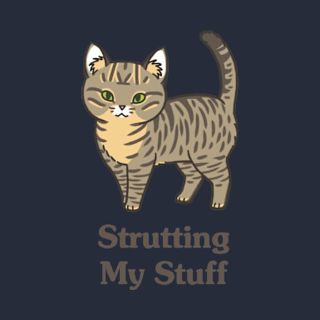 Strutting My Stuff Cat by MonoFishTank