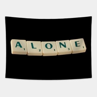 Alone Letter Tiles 2020 Tapestry