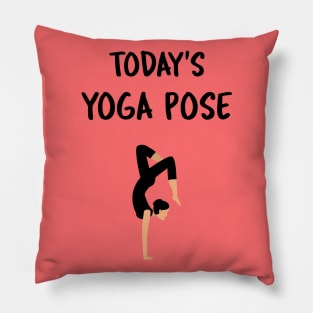 Today's Yoga Pose Pillow