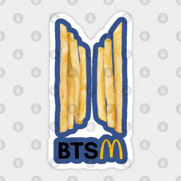 Bts Mcdonalds Logo Meal Bts Meal Sticker Teepublic