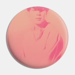 BTS Jimin peach gradient Pin