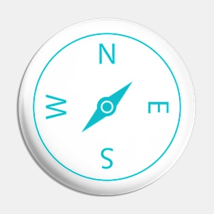 Compass Icon Pin