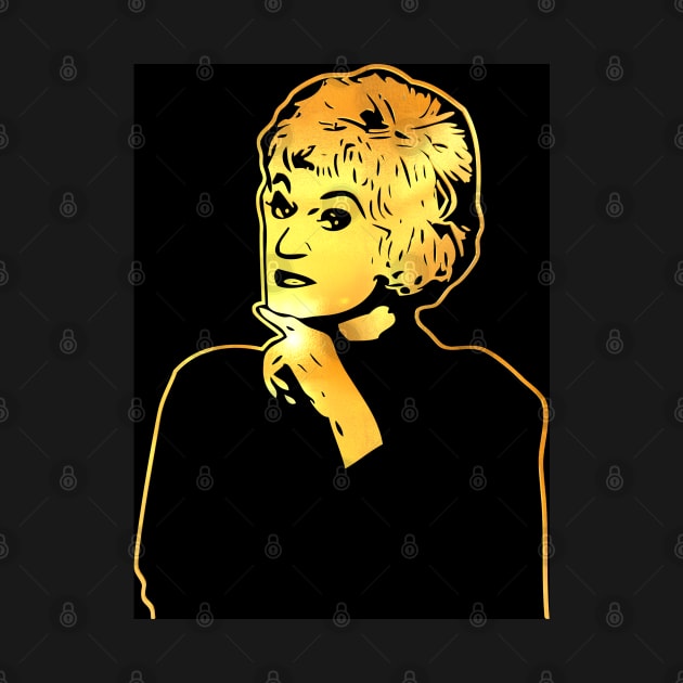 Bea Arthur | Gold Series | Pop Art by williamcuccio