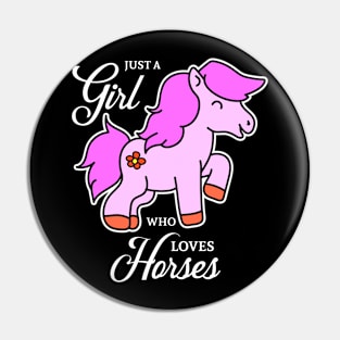Horse design for girls Pin