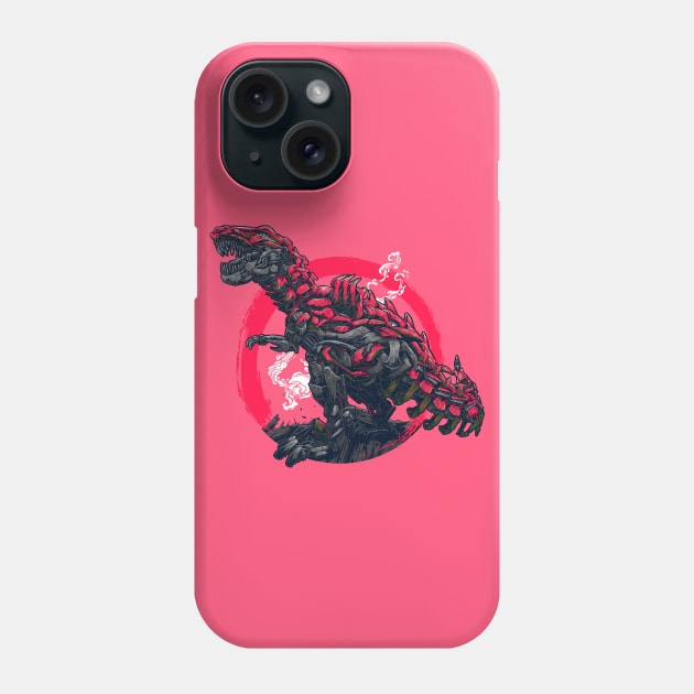 Mecharex Rises - Red Phone Case by PosterpartyCo