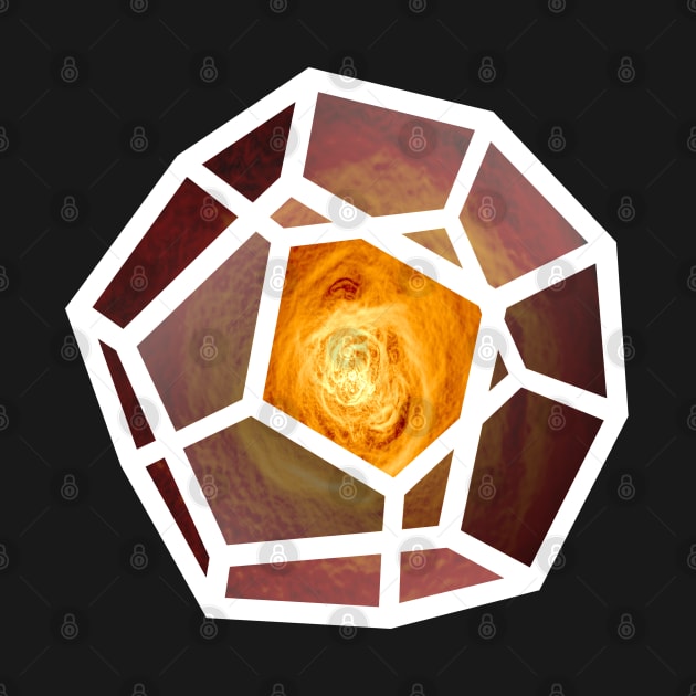 Galaxy space geometry concept: Platonic solid by Blacklinesw9