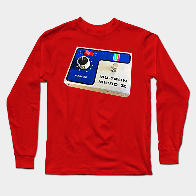 Vintage Mu Tron Effects Pedal Art Effects Pedal Long Sleeve T
