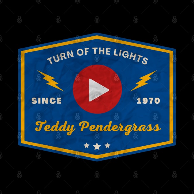 Teddy Pendergrass // Play Button by Blue betta