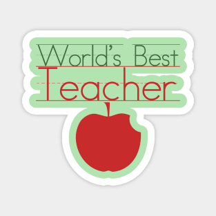 World's Best Teacher Magnet