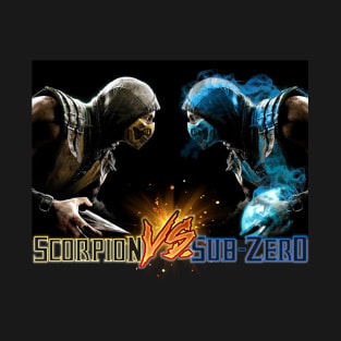 Scorpion vs Sub Zero team Mortal Kombat Pro Kompetition T-Shirt