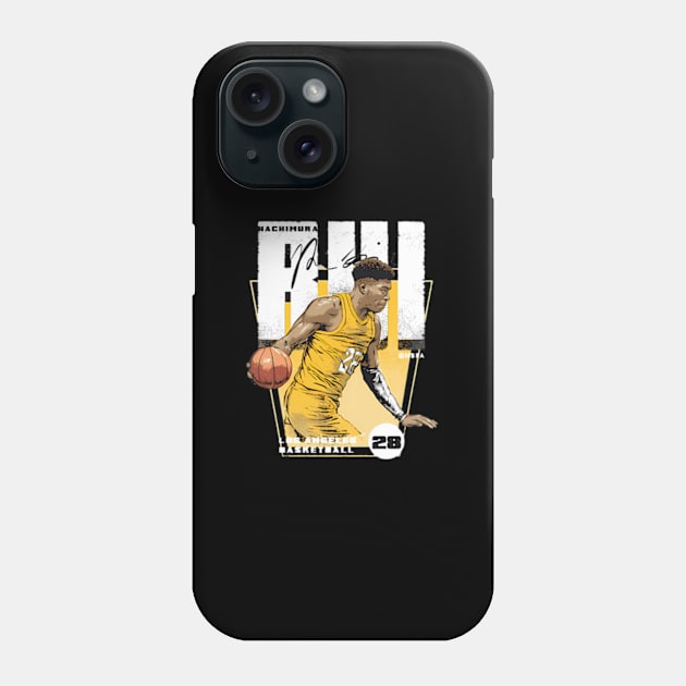 Rui Hachimura Los Angeles L Premiere Phone Case by Ro Go Dan