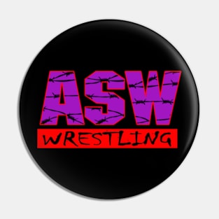 ASW Wrestling Extreme Logo 1 Pin