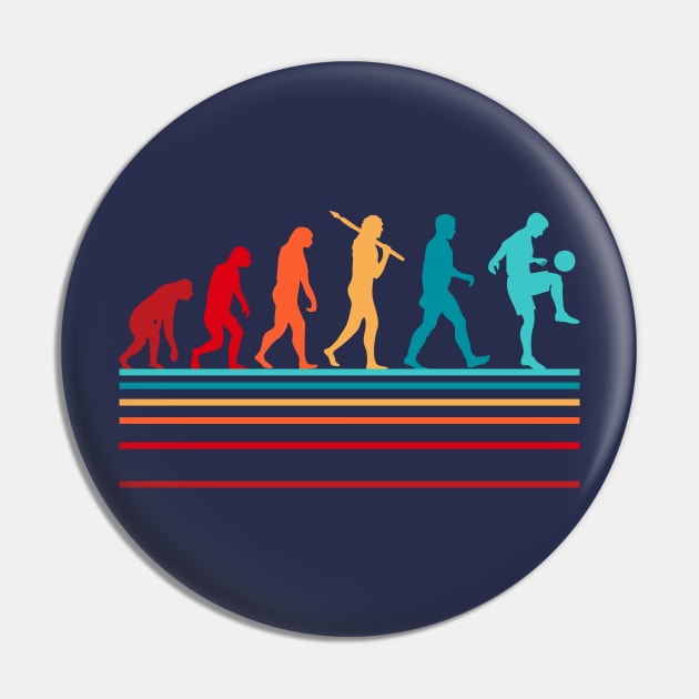 Football evolution Pin by StripTees