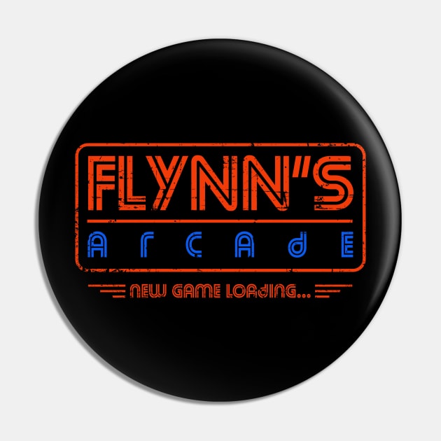 Flynn's Arcade Pin by SunsetSurf