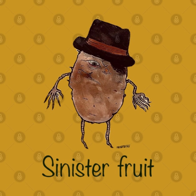 Sweet Potato with Fedora by Sinister Fruit