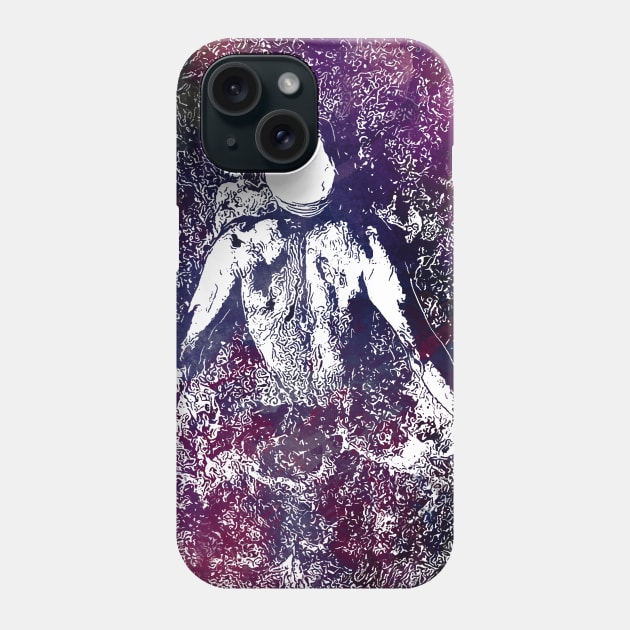 Swimmer sport art Phone Case by JBJart