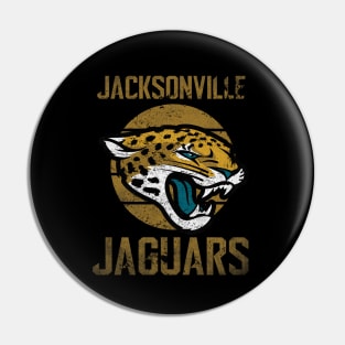 Jackson Retro Gold Jaguars Pin