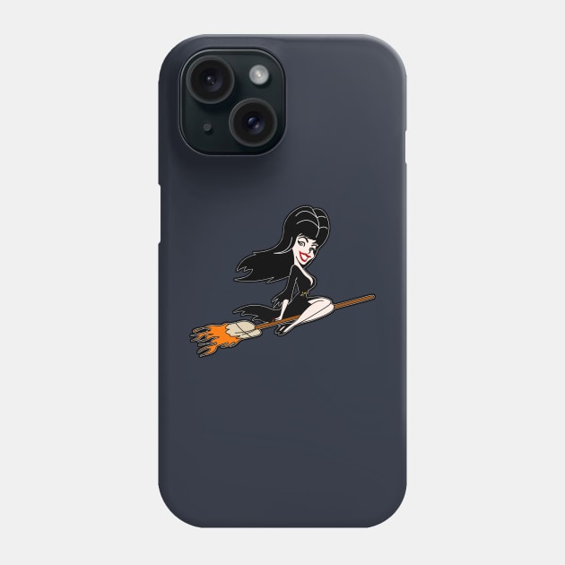 Bewitching Elvira Phone Case by RobotGhost