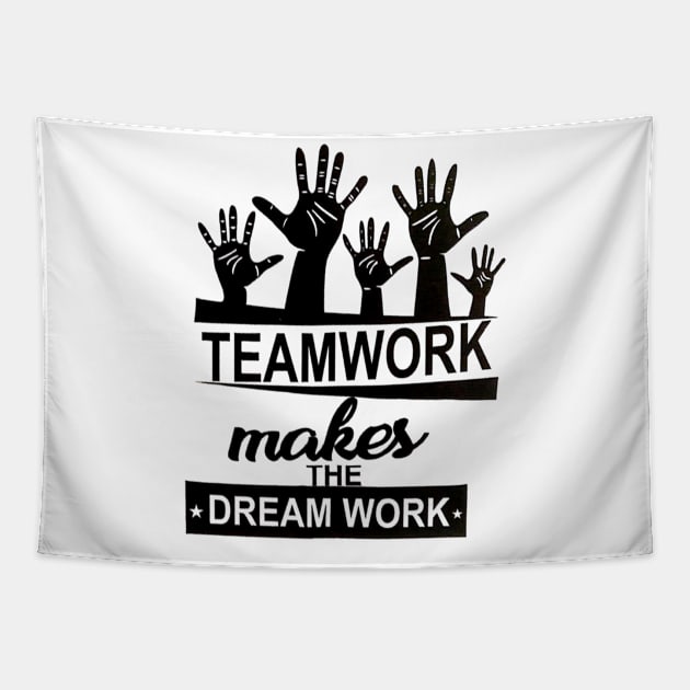 Team Work Tapestry by Gnanadev